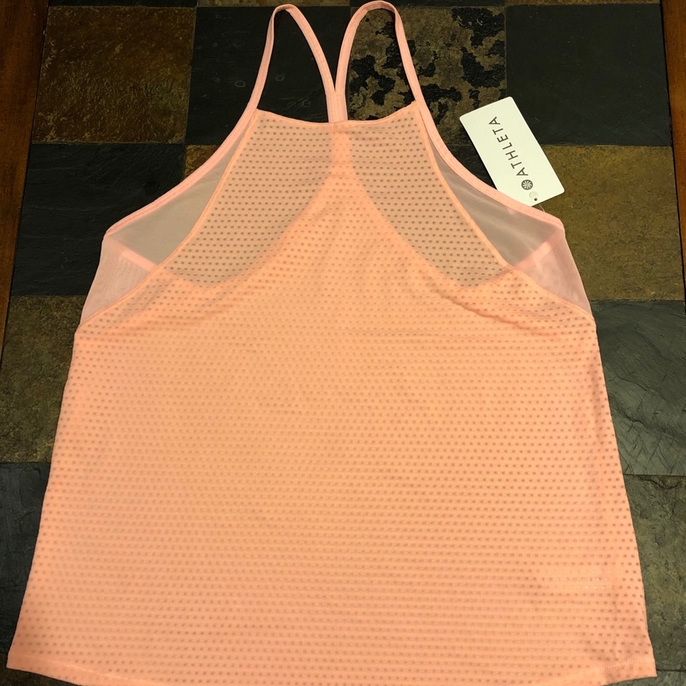 ⭐️NWT⭐️ Athleta Chi Dot Mesh Train Tank